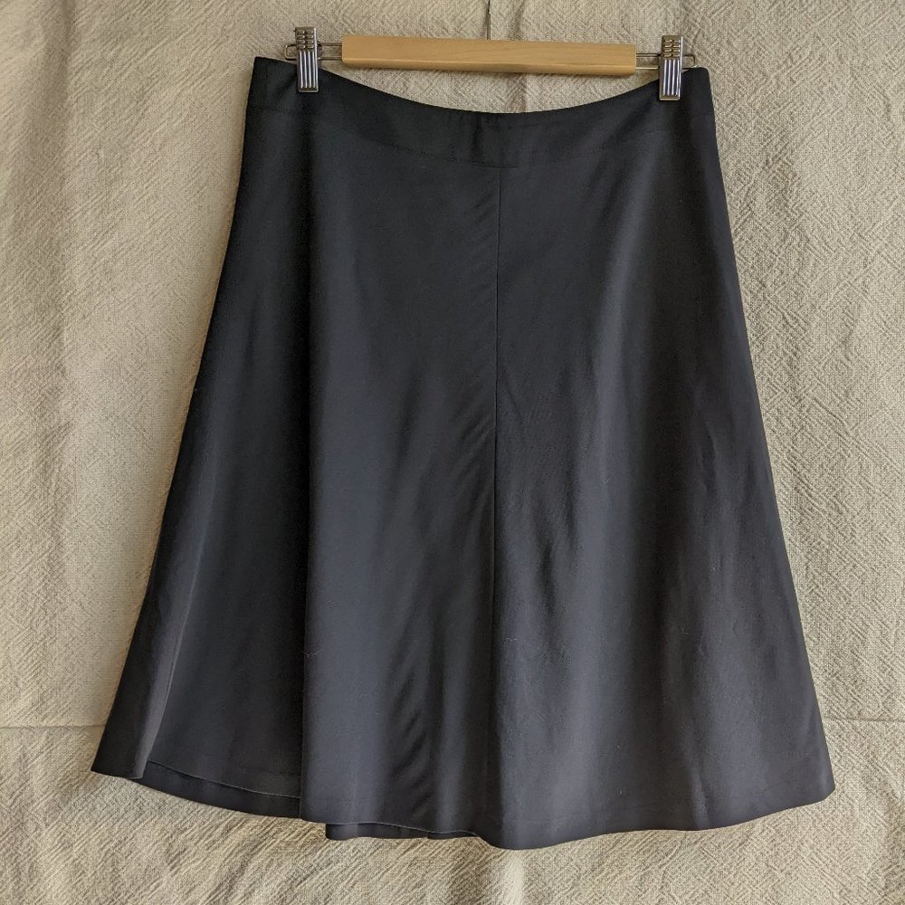 Jigsaw Navy Blue Fit and Flare Skirt